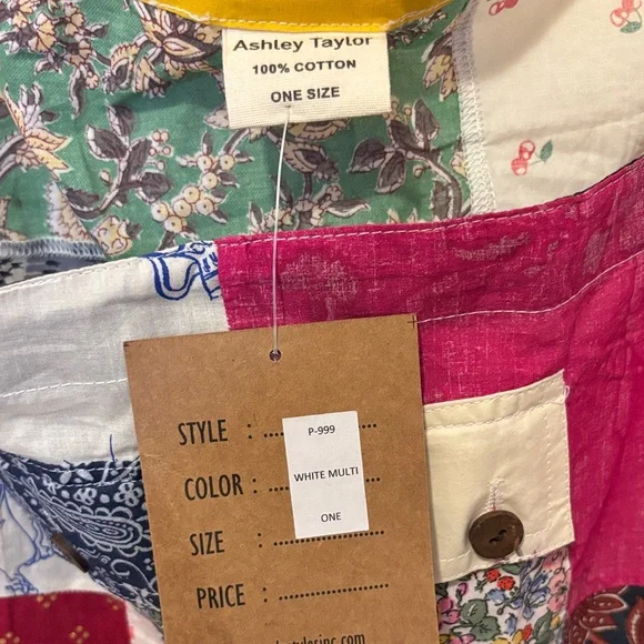 Ashley Taylor Colorful Patchwork Jumpsuit